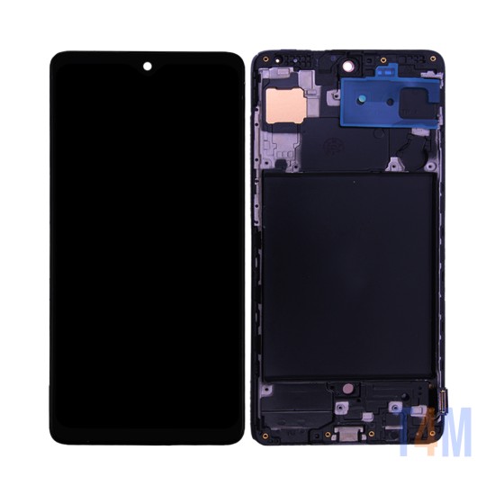 Touch+Display+Frame Samsung Galaxy A71/A715 Black